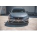 Накладка сплиттер на передний бампер Вар2 на Seat III Cupra / FR рестайл